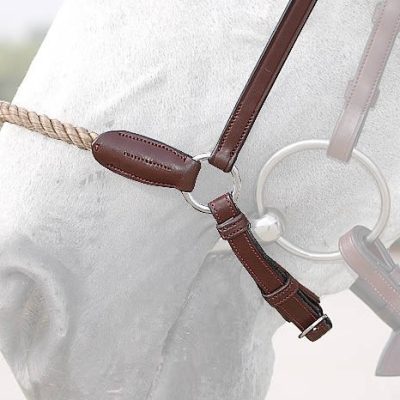 Dy'on New English Collection Drop Rope Crank Noseband