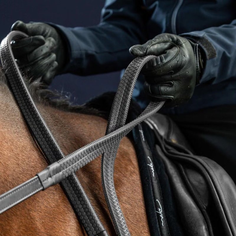 Dy'on New English Collection 1/2" Rubber Reins - Image 3