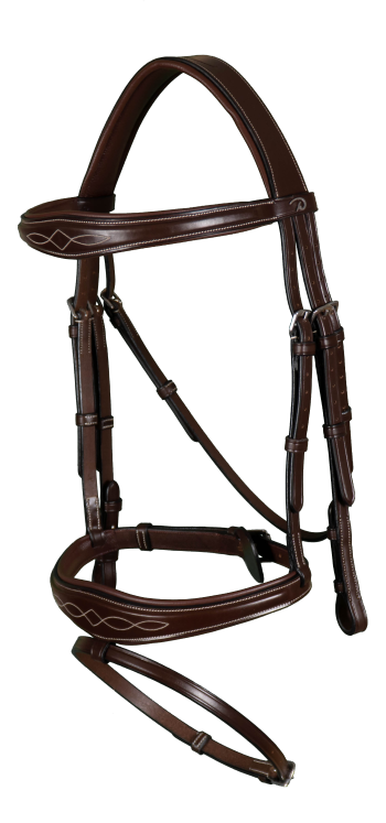 Dy'on US Collection Anatomic Flash Noseband Bridle - Image 2