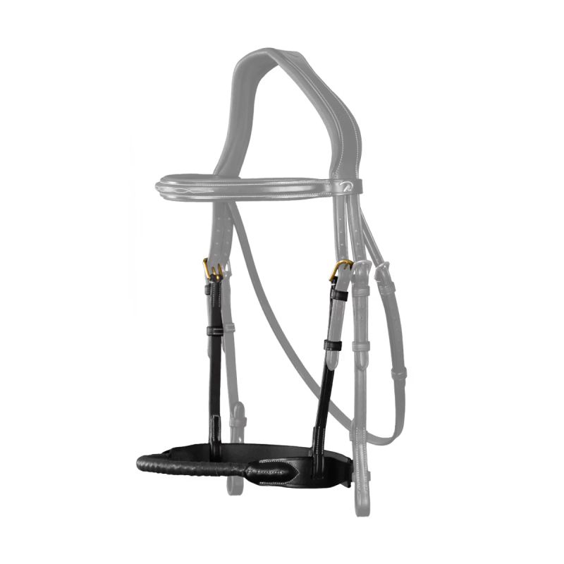 Dy'on D Collection Leather Covered Rope Noseband - Image 2