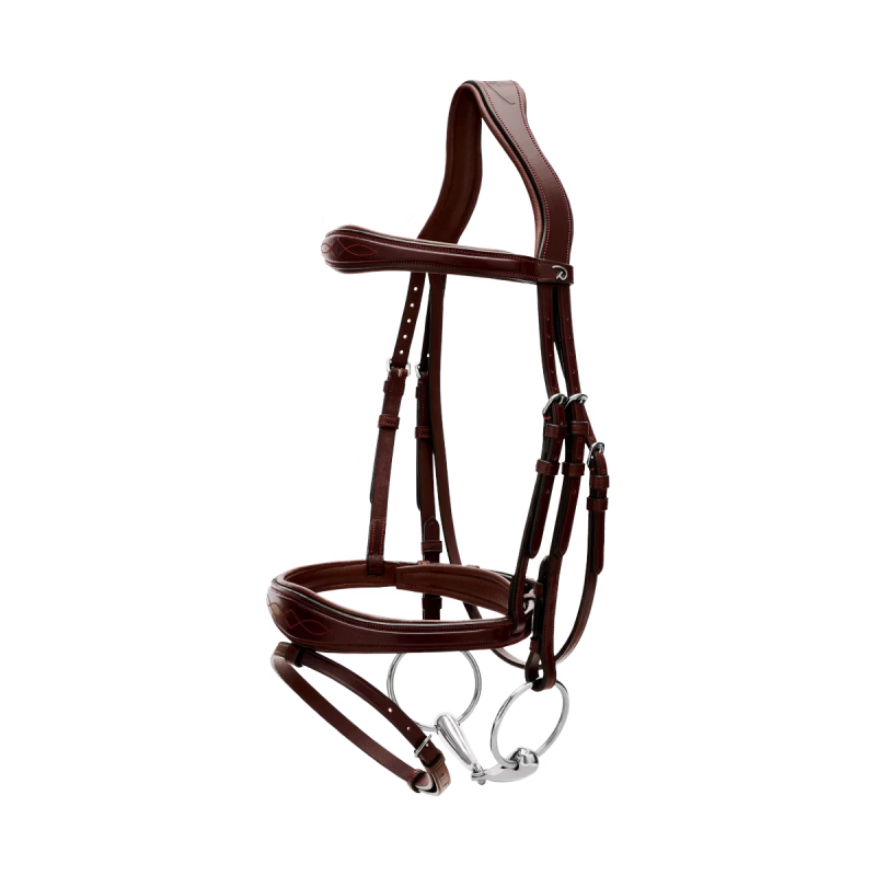 Dy'on New English Collection Anatomic Flash Noseband Bridle