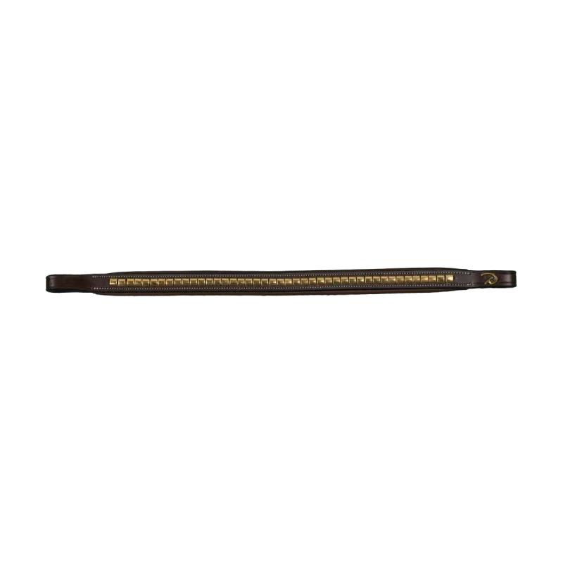 Dy'on D Collection Brass Clincher Straight Browband