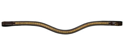 Dy'on D Collection Brass Clincher V Shaped Browband - Image 4