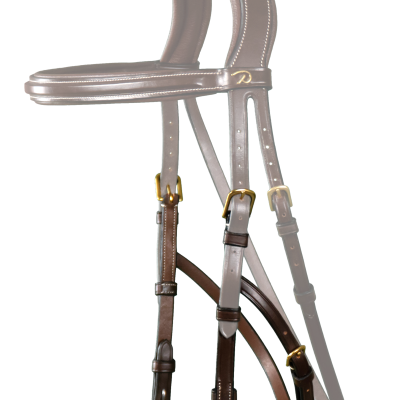 Dy'on D Collection Hackamore Cheek Pieces (Pair)