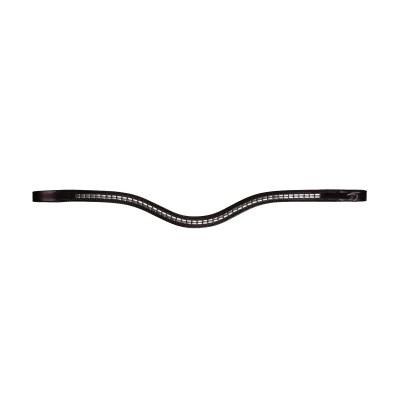 Dy'on New English Collection Silver Clincher V Shaped Browband