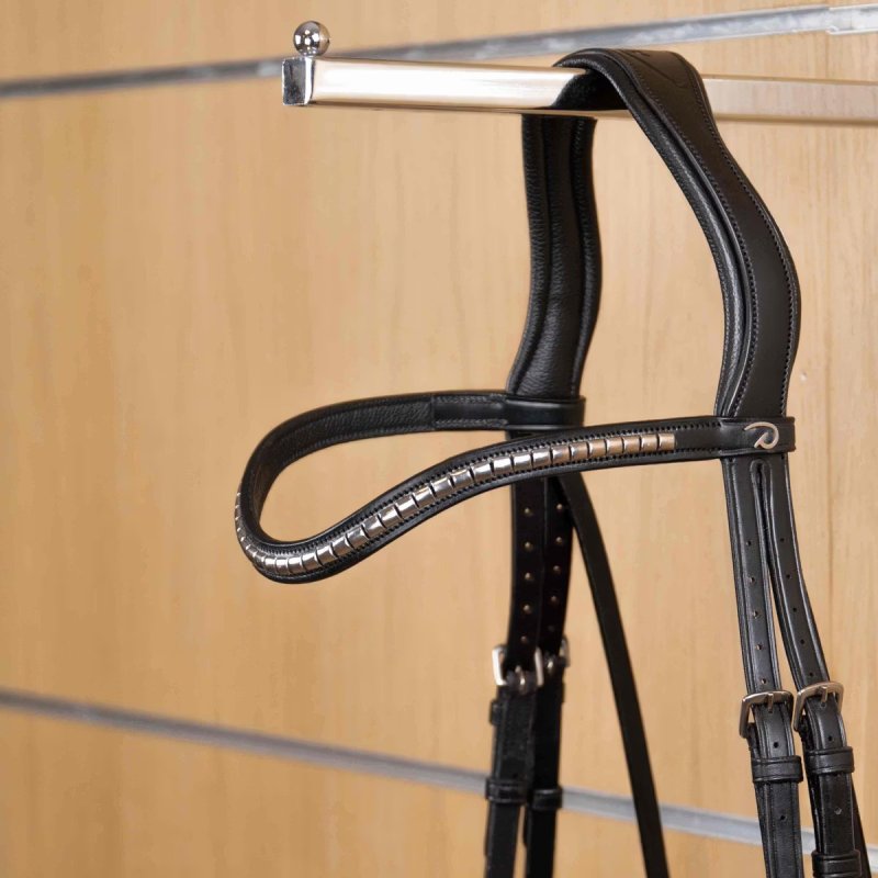 Dy'on New English Collection Silver Clincher V Shaped Browband - Image 3
