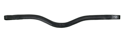 Dy'on New English Collection Flat Leather V Shaped Browband - Image 3