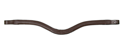 Dy'on New English Collection Flat Leather V Shaped Browband - Image 2