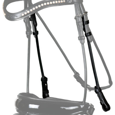 Dy'on Round Dressage Collection Cheek Pieces