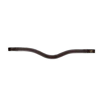 Dy'on D Collection Flat Leather V Shaped Browband