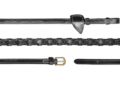 Dyon D Collection 1/2" Laced Reins - Image 3