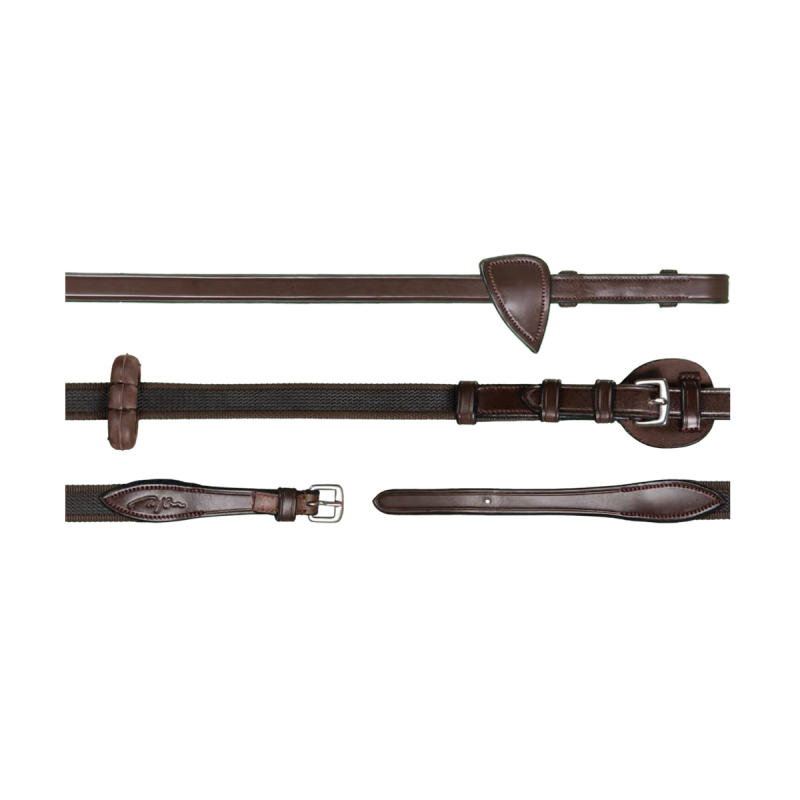 Dy'on New English Collection 5/8" Adjustable Reins - Image 3