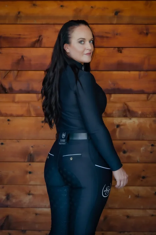 Sabi Equestrian Long Sleeve Paradigm Design Base Layer - Image 2