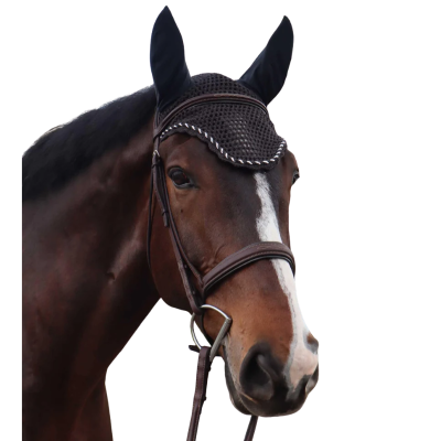 Fenwick Equestrian Liquid Titanium Far InfraRed Therapy Ear Bonnet with Mesh