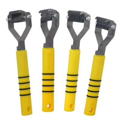 Smart Grooming Smart Tails - Yellow Easi-Grip Handle