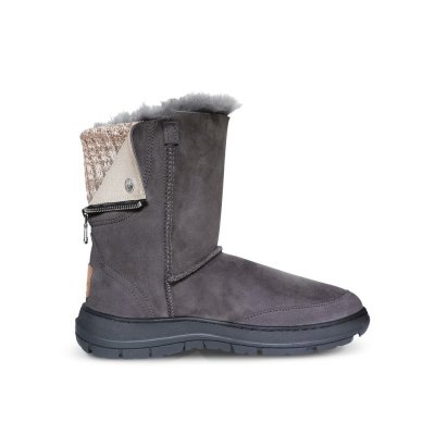 EQUACOZY OUTDOOR TERRAIN UGG BOOTS DARK GREY - Image 4