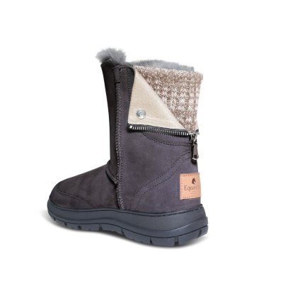 EQUACOZY OUTDOOR TERRAIN UGG BOOTS DARK GREY - Image 9