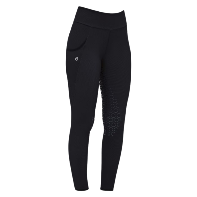 Cavalleria Toscana Bonded Jersey Mesh Side Pocket Full Grip Leggings