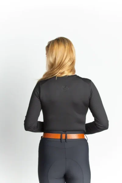 Harper perforated long sleeve tech tee - Image 3