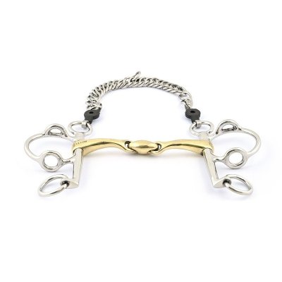 French Mouth full cheek Pelham Gag bit