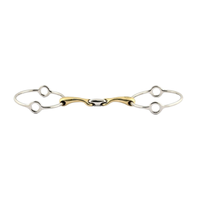 Jump'in Large Ring French Mouth Blocked Gag Bit