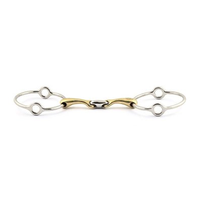 Large Ring French mouth blocked Gag bit