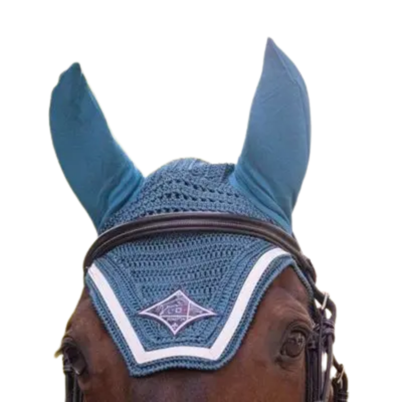Jump'in Fly Veil - Blue Lagon and White