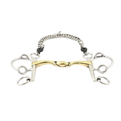 Jump'in French Mouth Full Cheek Pelham Gag Bit