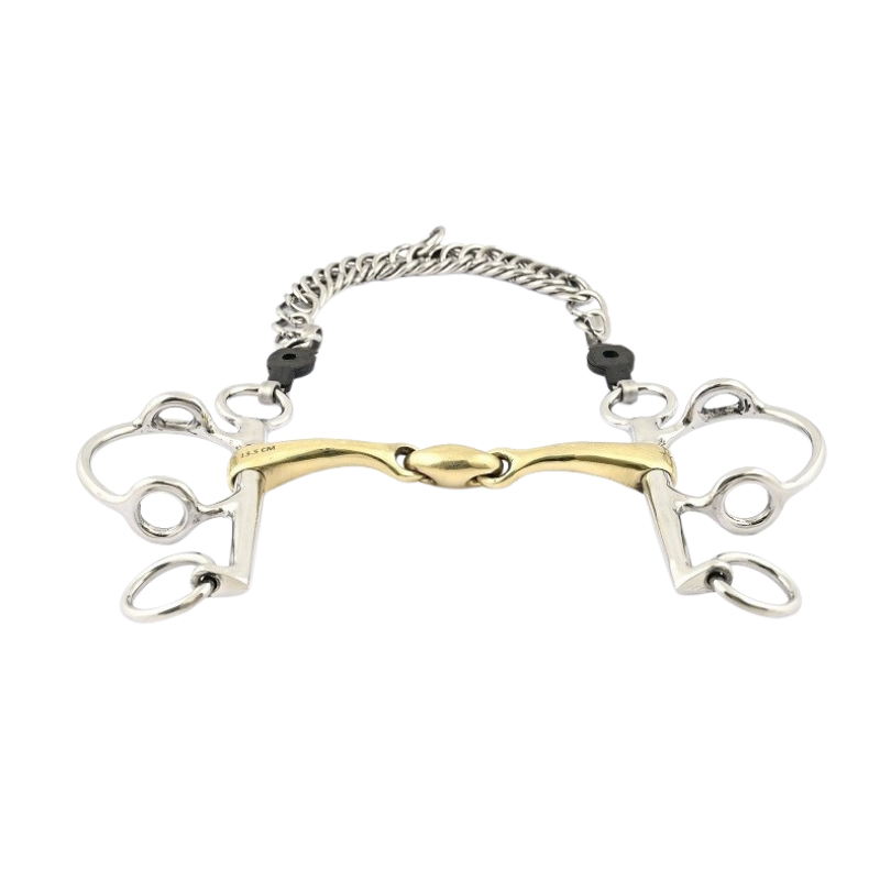 Jump'in French Mouth Full Cheek Pelham Gag Bit
