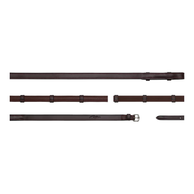 Dy'on New English Collection 5/8" Hunter Reins With 7 Leather Loops (Without Stopper)