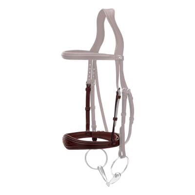 Dy'on New English Collection Anatomic Noseband Without Flash