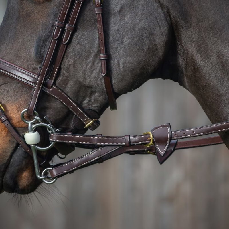 Dy'on D Collection 1/2" Converter Rubber Reins With 7 Leather Loops - Image 2