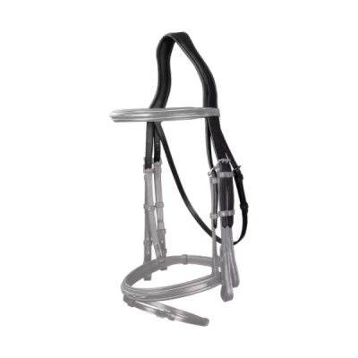 Dy'on US Jumping Collection Double Bridle Headpiece - Image 2