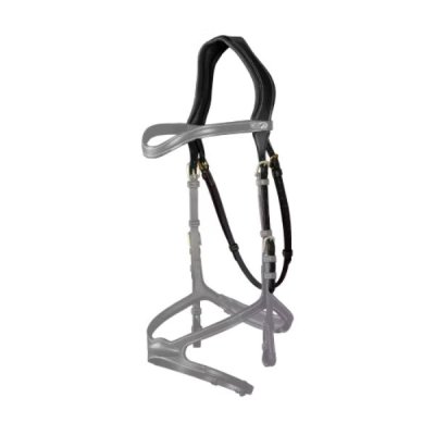 Dy'on D Collection 1-strap Headpiece with Throat Latch - Image 2