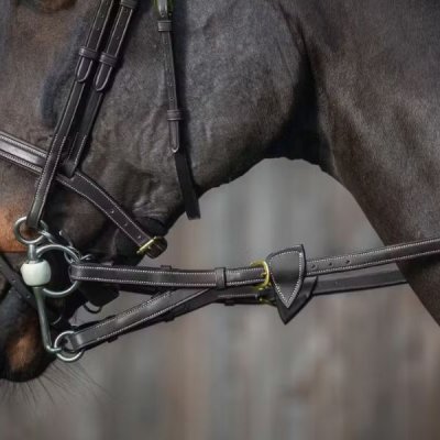 Dy'on D Collection 1/2" Converter Rubber Reins With 7 Leather Loops - Image 4