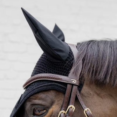 Dy'on D Collection Plaited Flash Noseband Bridle with Pull back - Image 3