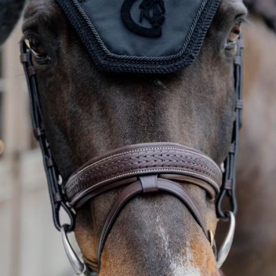 Dy'on D Collection Plaited Medium Noseband with Pull-back - Image 2