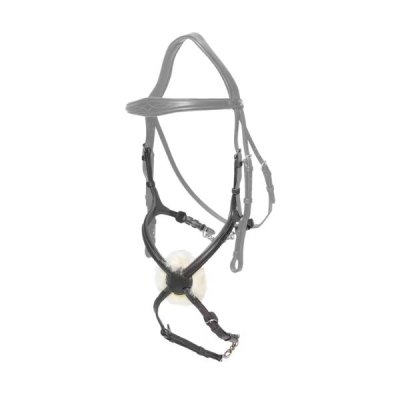 Dy'on New English Collection Figure 8 Noseband with Chain - Image 4