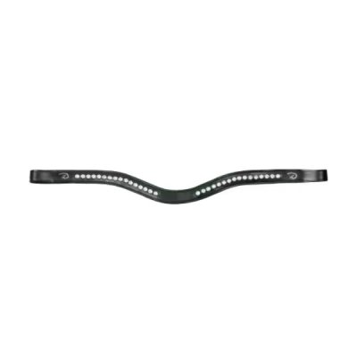 Dy'on New English Collection Half Swarovski V-Shaped Browband - Image 2