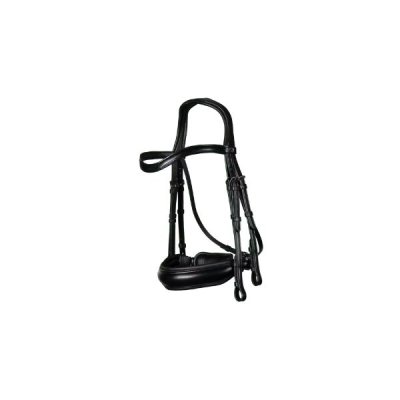 Dy'on New English Collection Matte Large Crank Noseband Double Bridle - Image 4