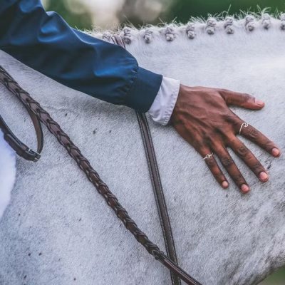 Dy'on US Hunter Collection 5/8" Laced Reins - Image 2