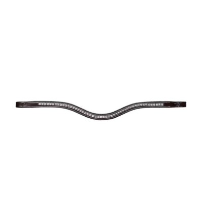 Dy'on US Jumping Collection Silver Clincher V-Shaped Browband - Image 3