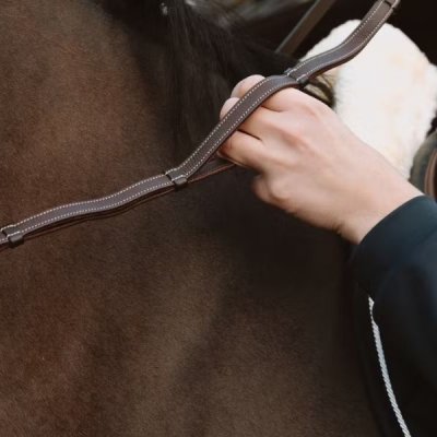 Dy'on Working Collection Leather Handle Reins 1/2" - Image 3