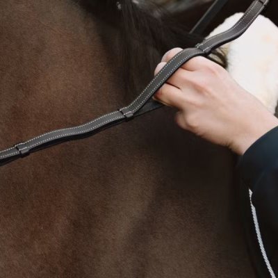 Dy'on Working Collection Leather Handle Reins 1/2" - Image 4
