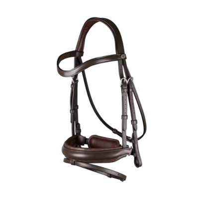 Dy'on Working Collection Matte Large Crank Noseband Bridle With Flash - Image 4