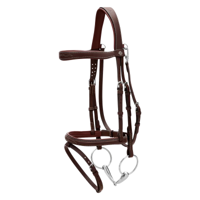 Dy'on Working Collection Flash Noseband Bridle With Snap Hook