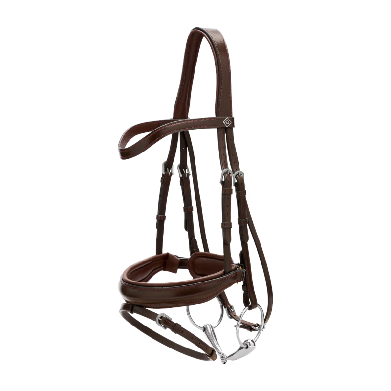 Dy'on Working Collection Matte Large Crank Noseband Bridle With Flash - Image 2
