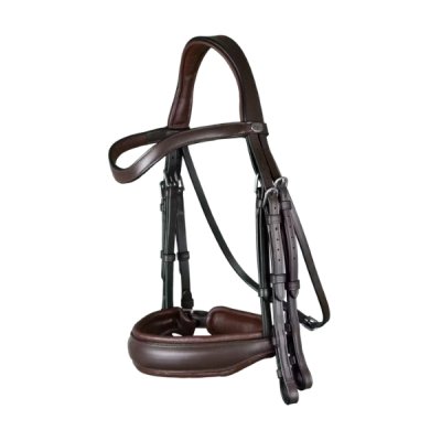 Dy'on Working Collection Matte Large Crank Noseband Double Bridle - Image 4