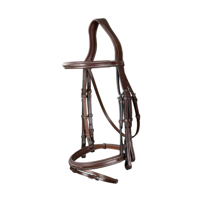Dy'on US Collection Flash Noseband Double Bridle