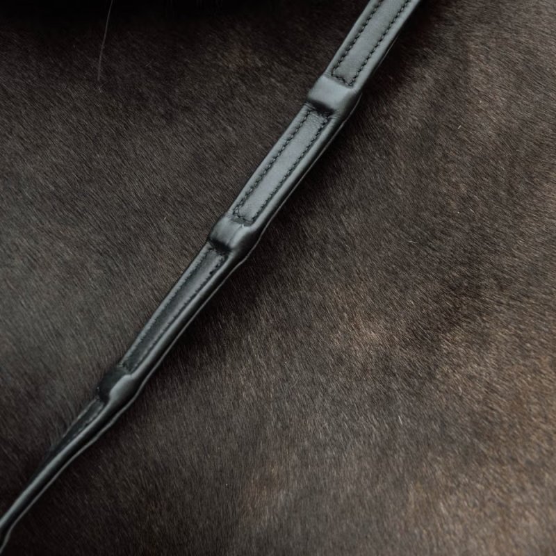 Dy'on Working Collection 1/2 Soft Leather Reins 8 Integrated Stoppers - Image 3